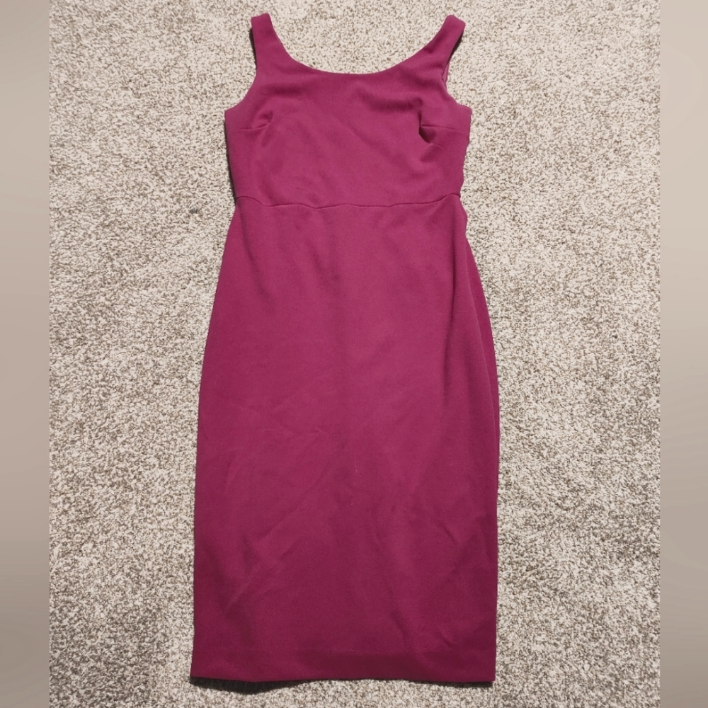 Raspberry Betsy Johnson Pencil Dress